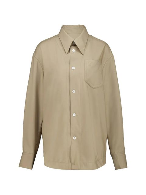 AMI Paris sharp-collar shirt - Neutrals - zdjęcie produktu nr 1
