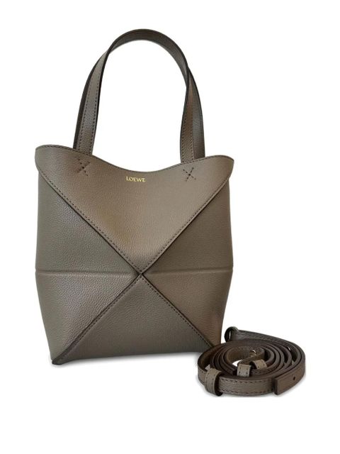 LOEWE mini Puzzle Fold cross body bag - Neutrals - zdjęcie produktu nr 1