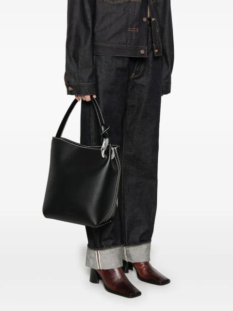 JW Anderson Corner bucket bag - Black - zdjęcie produktu nr 2