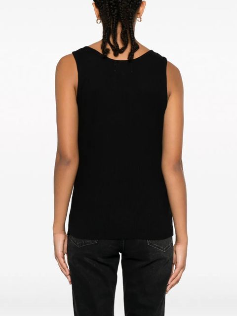 LouLou de Saison scoop-neck ribbed-knit tank top - Black