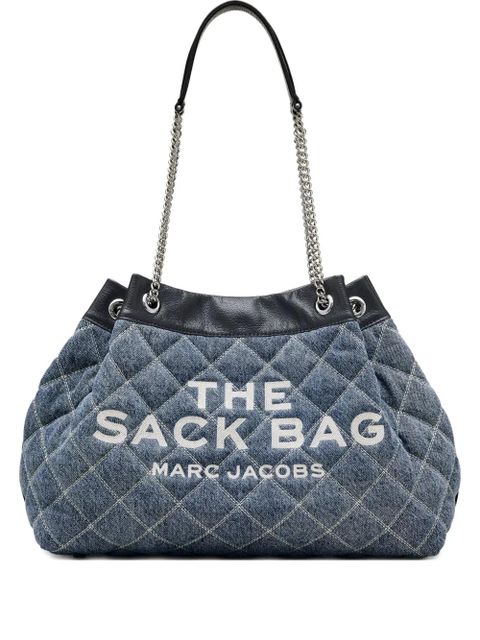 Marc Jacobs The Quilted Denim Large Chain Sack bag - Blue - zdjęcie produktu nr 1