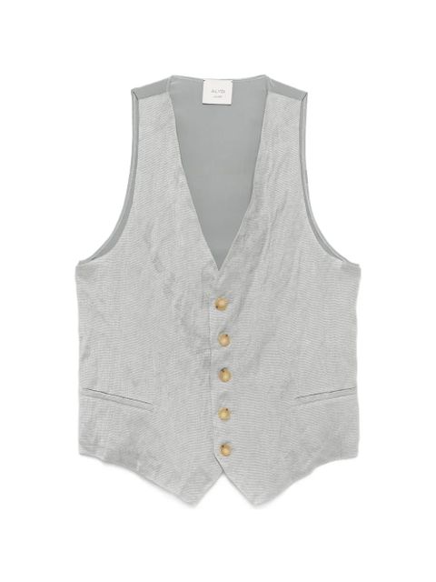 Alysi button-fastening waistcoat - Grey - zdjęcie produktu nr 1