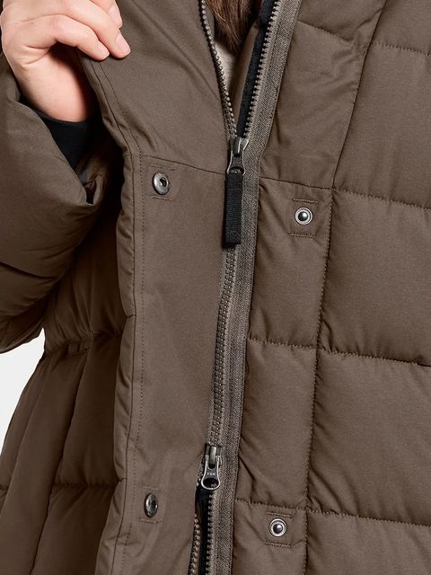 Didriksons kurtka NELLA kolor brązowy zimowa 505931