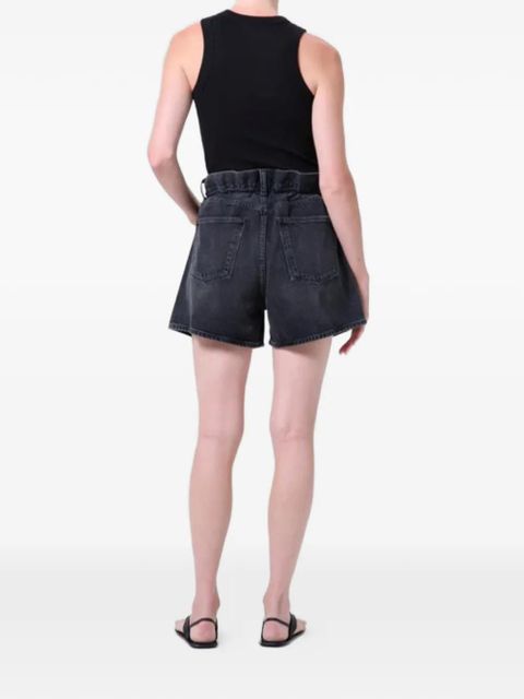 AGOLDE Lyonne high-waisted shorts - Black