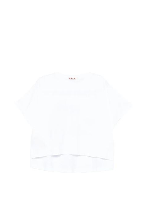 Marni logo-print T-shirt - White - zdjęcie produktu nr 1