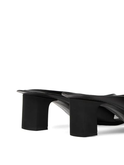 MM6 Maison Margiela anatomic leather mules - Black