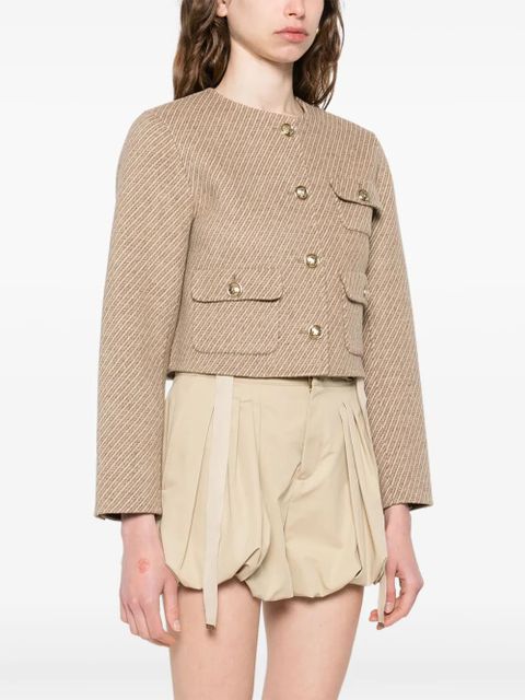 SANDRO striped jacket - Neutrals - zdjęcie produktu nr 2