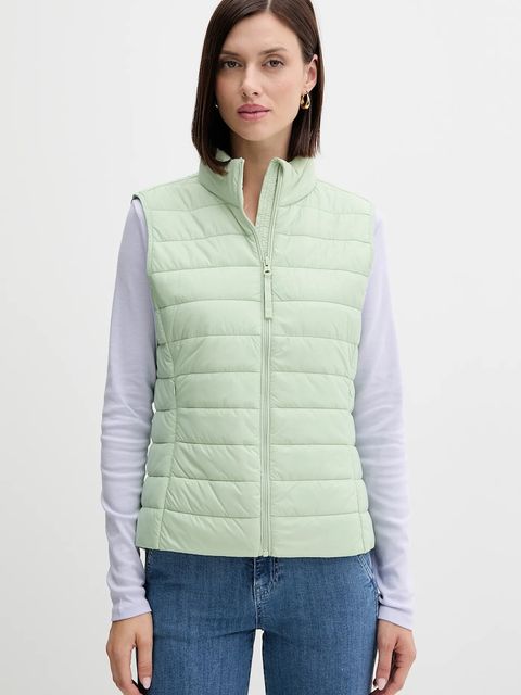 United Colors of Benetton bezrękawnik damski kolor zielony przejściowy 2TWDDJ00V - zdjęcie produktu nr 1