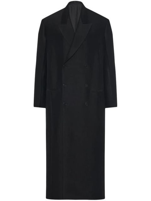 The Row Catena wool-silk coat - Black - zdjęcie produktu nr 1