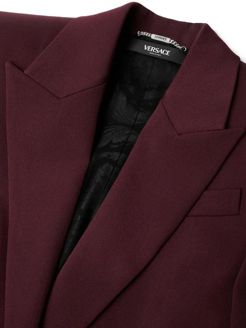 Versace single-breasted blazer - Red