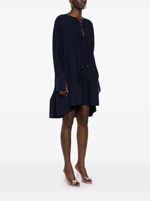 Lanvin pleated midi dress - Blue - zdjęcie produktu nr 2