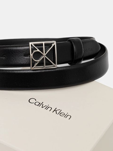 Calvin Klein pasek damski kolor czarny LV04F7072G