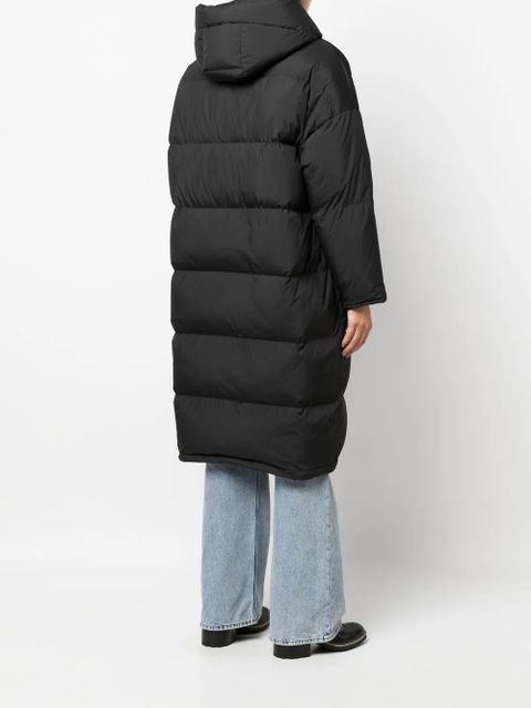 Yves Salomon reversible hooded down parka - Black