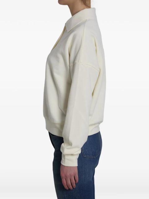 The Row Corzas longsleeved polo shirt - Neutrals