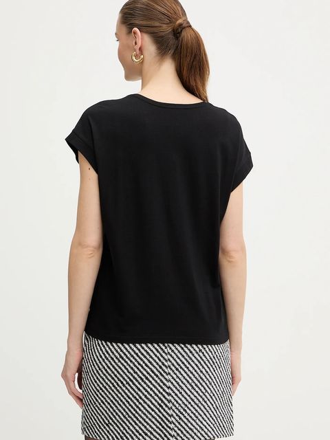 Morgan t-shirt damski kolor czarny DTOWN