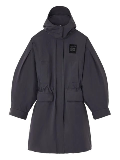 GANNI Ripstop parka coat - Grey - zdjęcie produktu nr 1