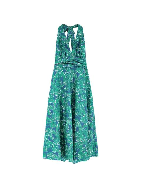 Max Mara halterneck printed dress - Green - zdjęcie produktu nr 1