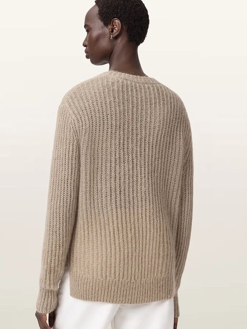 AllSaints sweter z dodatkiem wełny CHAIN - zdjęcie produktu nr 1