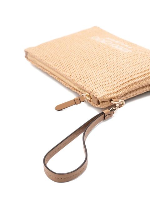 Jimmy Choo zipped flat pouch - Neutrals
