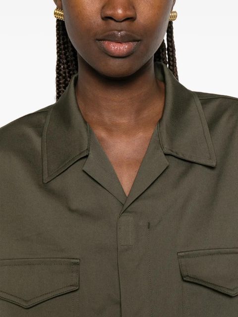 The Frankie Shop Ardea flap-pocket jumpsuit - Green