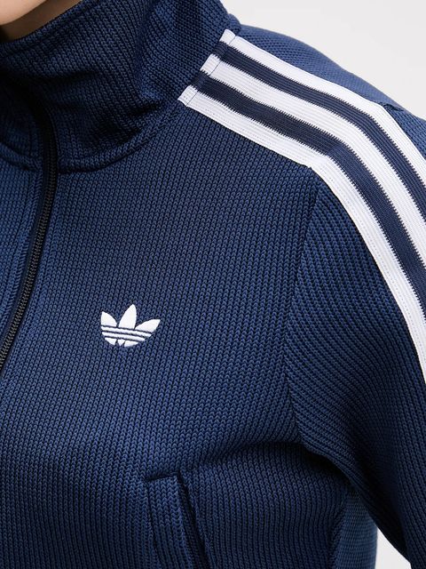 adidas Originals bluza Firebird damska kolor granatowy z aplikacją JY2614