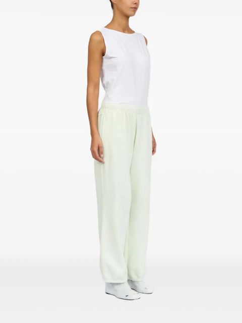 MM6 Maison Margiela Numbers-motif track pants - Green - zdjęcie produktu nr 2