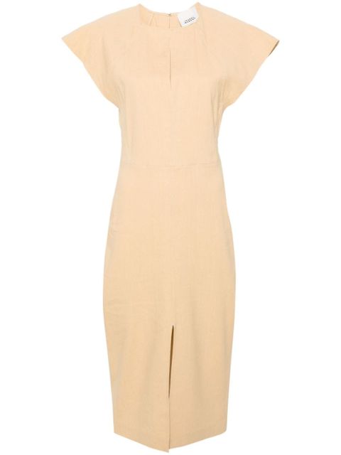 ISABEL MARANT Mirna panelled midi dress - Neutrals