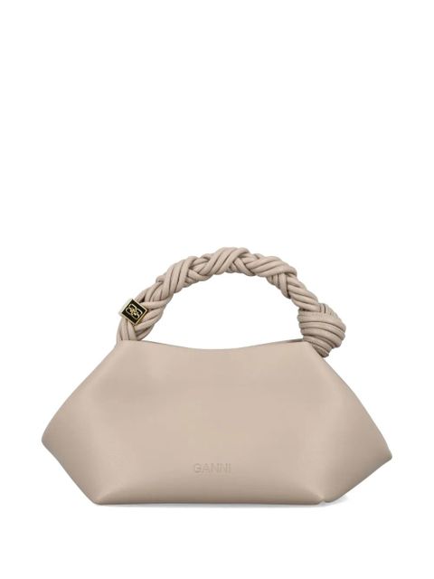 GANNI small Bou knotted tote bag - Grey - zdjęcie produktu nr 2