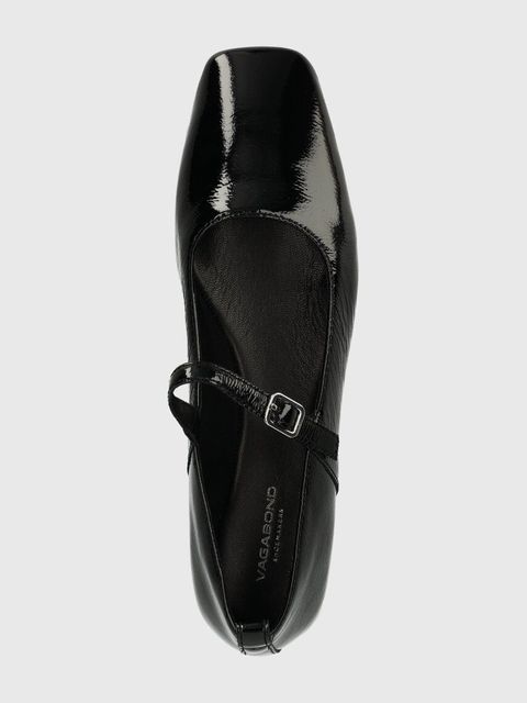 Vagabond Shoemakers baleriny skórzane DELIA kolor czarny 5307.460.20
