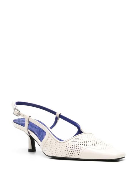 Burberry Chisel 50mm slingback pumps - White - zdjęcie produktu nr 2