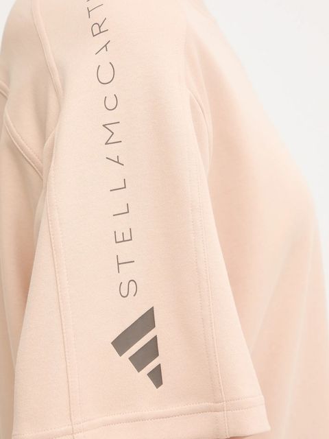 adidas by Stella McCartney t-shirt sportowy damski kolor beżowy JW4525