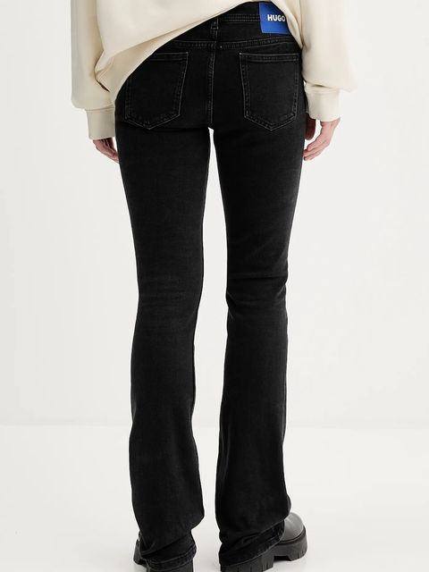 Hugo Blue jeansy damskie medium waist 50546332 - zdjęcie produktu nr 2