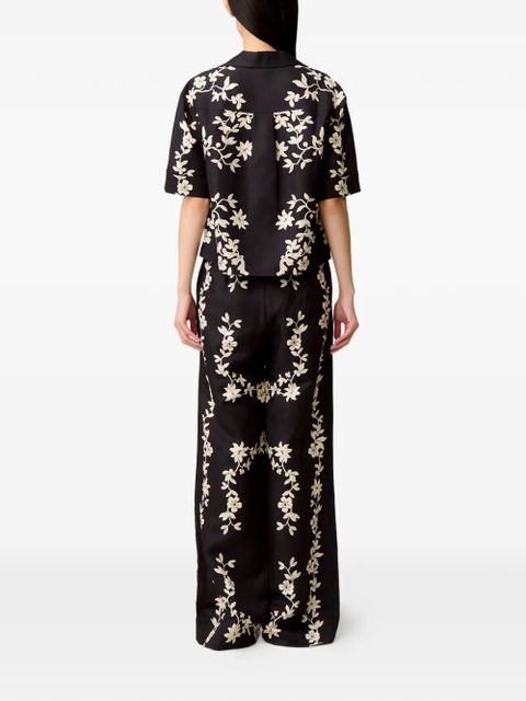 Claudie Pierlot floral-print shirt - Black