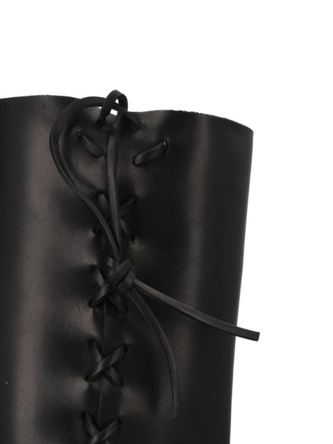 Paris Texas Roxanne leather knee-high boot - Black - zdjęcie produktu nr 2