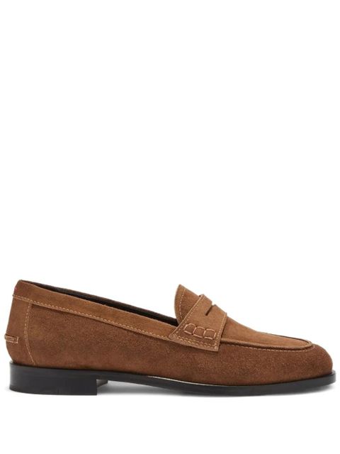 Aeyde Oscar suede loafers - Brown - zdjęcie produktu nr 1