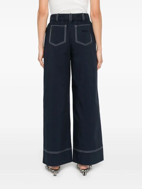 Maje wide-leg trousers - Blue - zdjęcie produktu nr 2