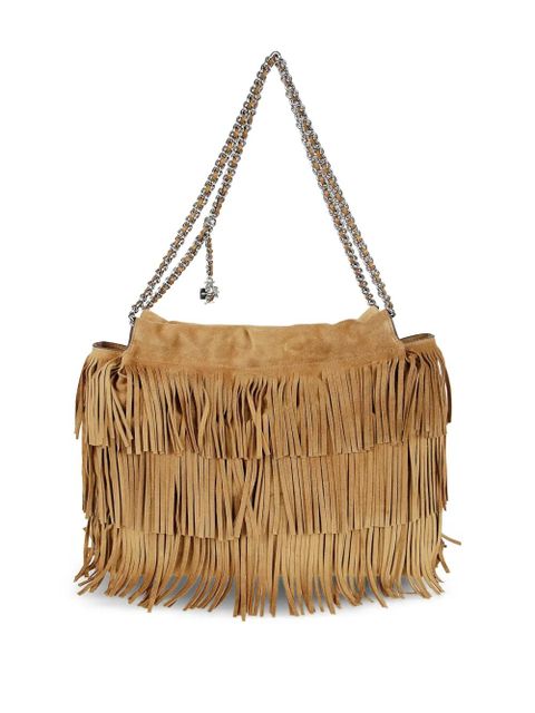 Tory Burch Fleming fringed tote bag - Brown
