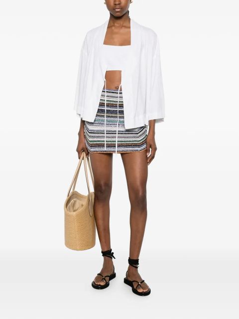 Missoni striped skirt - Blue - zdjęcie produktu nr 2