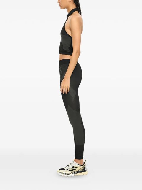 Off-White racing seamless leggings - Black