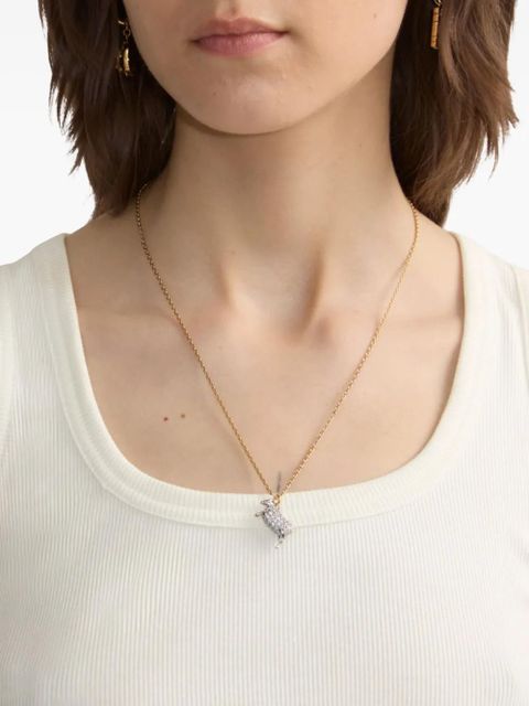 Burberry Sheep-charm chain-link necklace - GOLD / SILVER / CLE - zdjęcie produktu nr 2