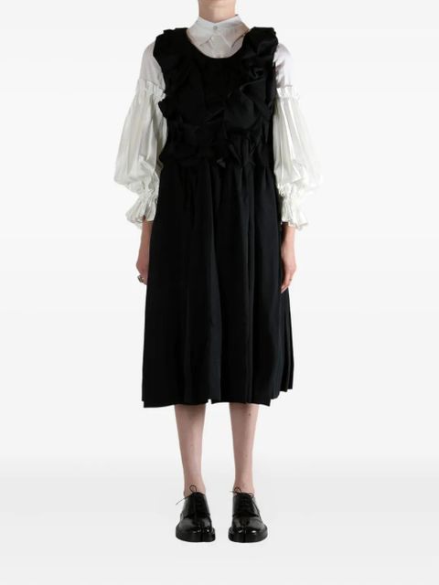 Comme Des Garçons wool midi dress - Black - zdjęcie produktu nr 2