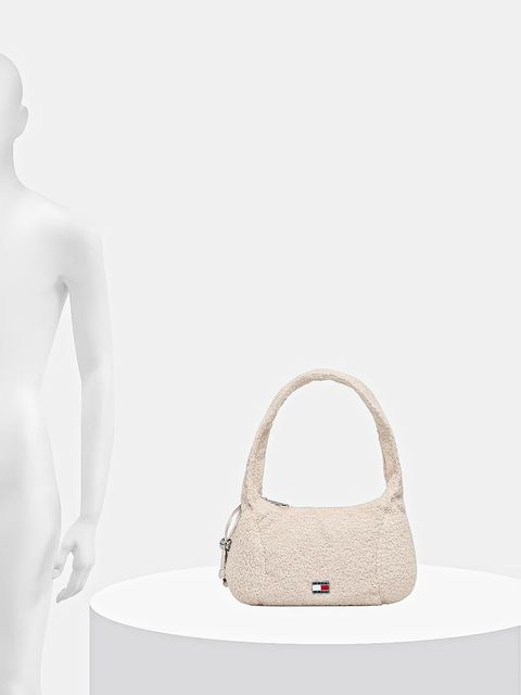 Tommy Jeans torebka kolor beżowy AW0AW18077