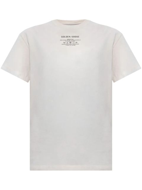 Golden Goose logo-lettering T-shirt - White - zdjęcie produktu nr 1