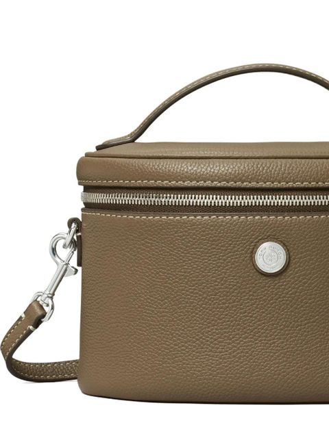 Tory Burch pebble top-handle vanity case - Brown