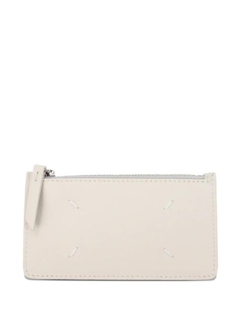 Maison Margiela four-stitch logo leather wallet - Neutrals - zdjęcie produktu nr 1