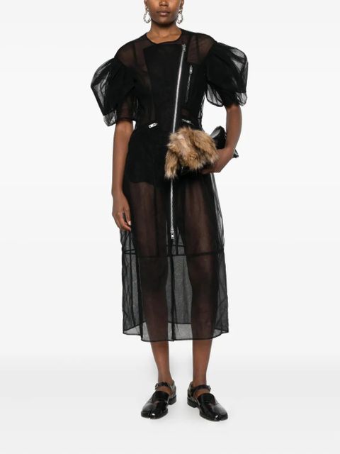 Simone Rocha semi-sheer dress - Black - zdjęcie produktu nr 2