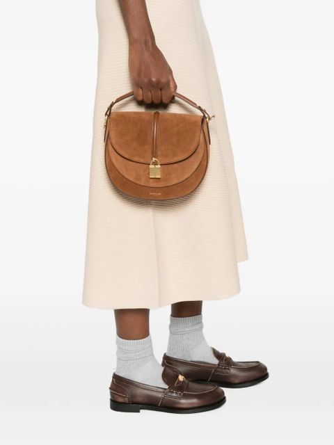 DeMellier Siena padlock suede cross body bag - Brown - zdjęcie produktu nr 2