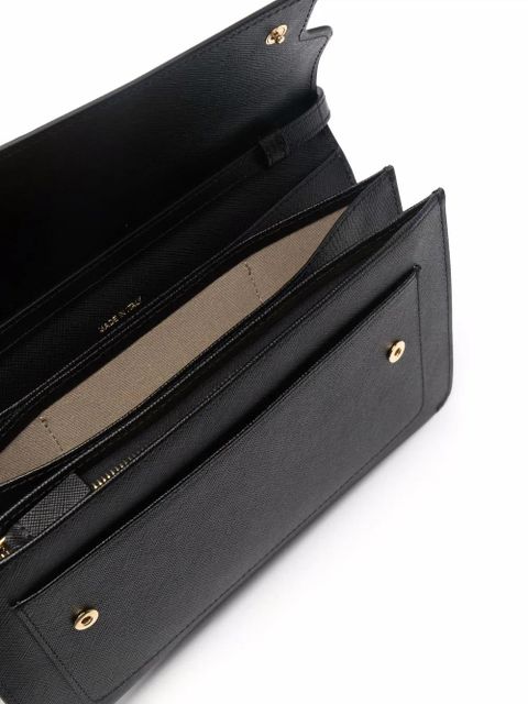 Marni Trunk leather clutch bag - Black