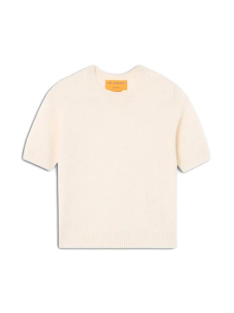 Guest In Residence Compass round-neck top - Neutrals - zdjęcie produktu nr 2