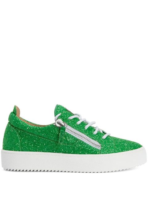 Giuseppe Zanotti Gail Glitter sneakers - Green - zdjęcie produktu nr 1